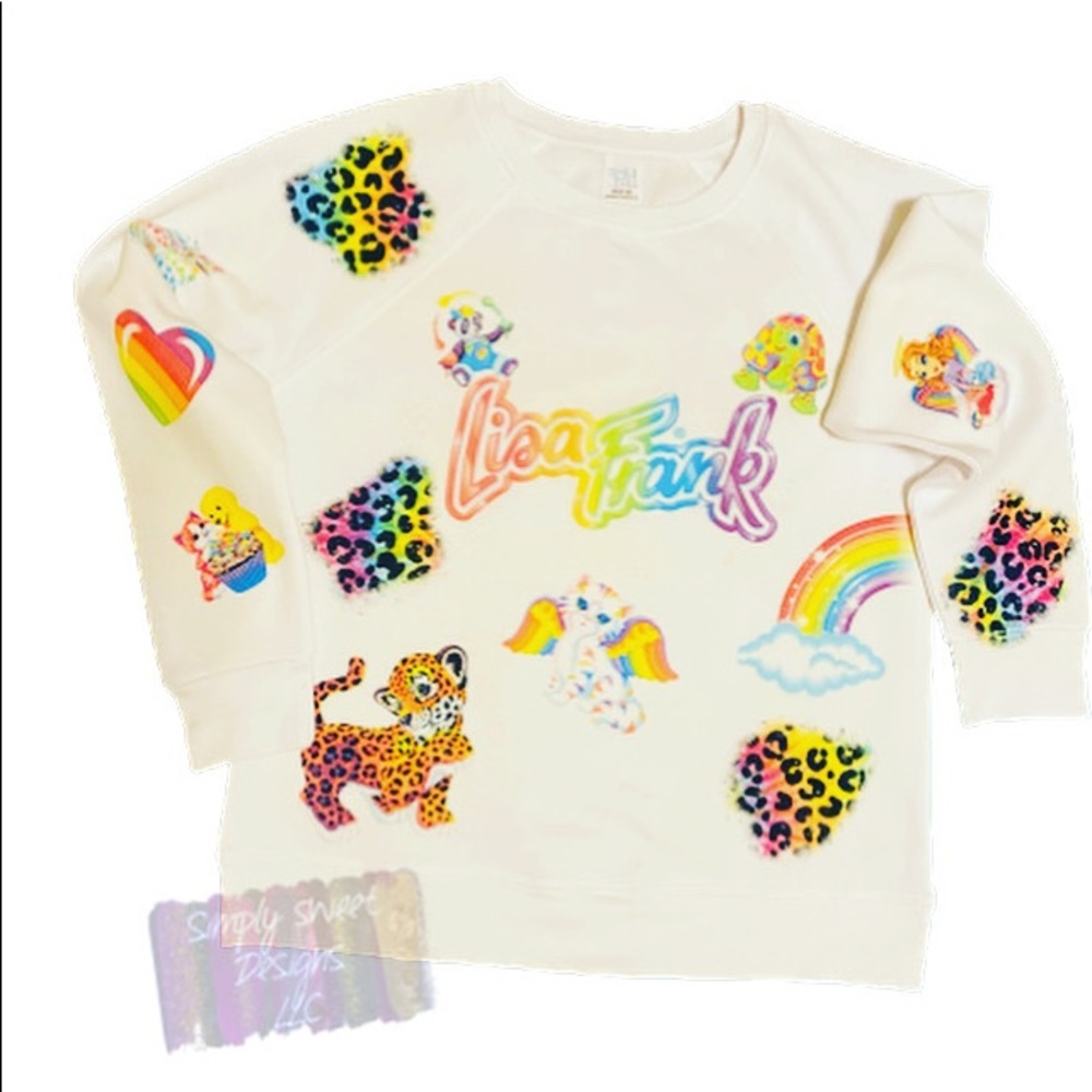 Lisa frank crew neck